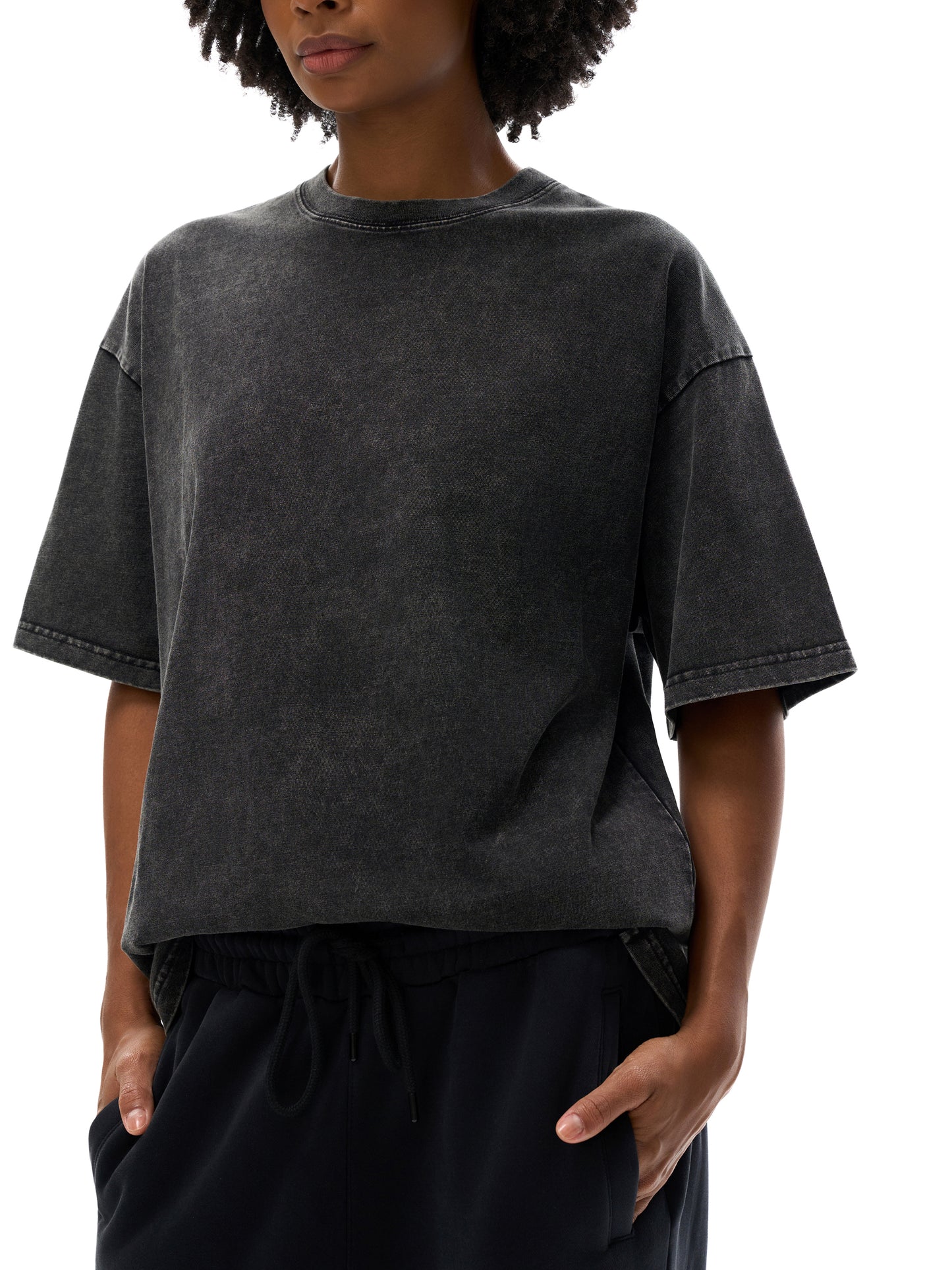 No Weapons Shall Prosper - Acid Wash Oversize T-Shirt - 250 GSM