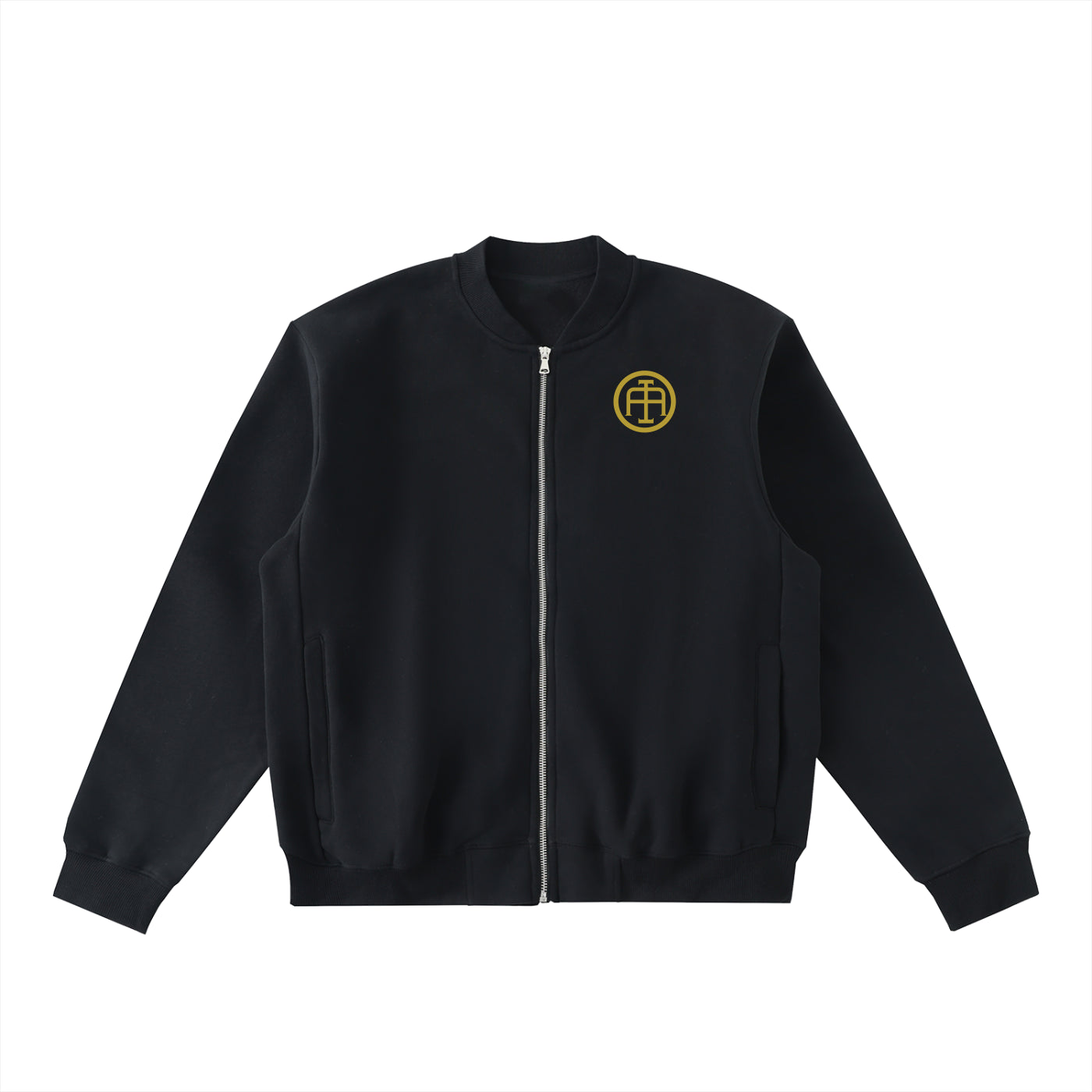 Anesthesia - Essential Zip-Up Fleeced Varsity Jacket
