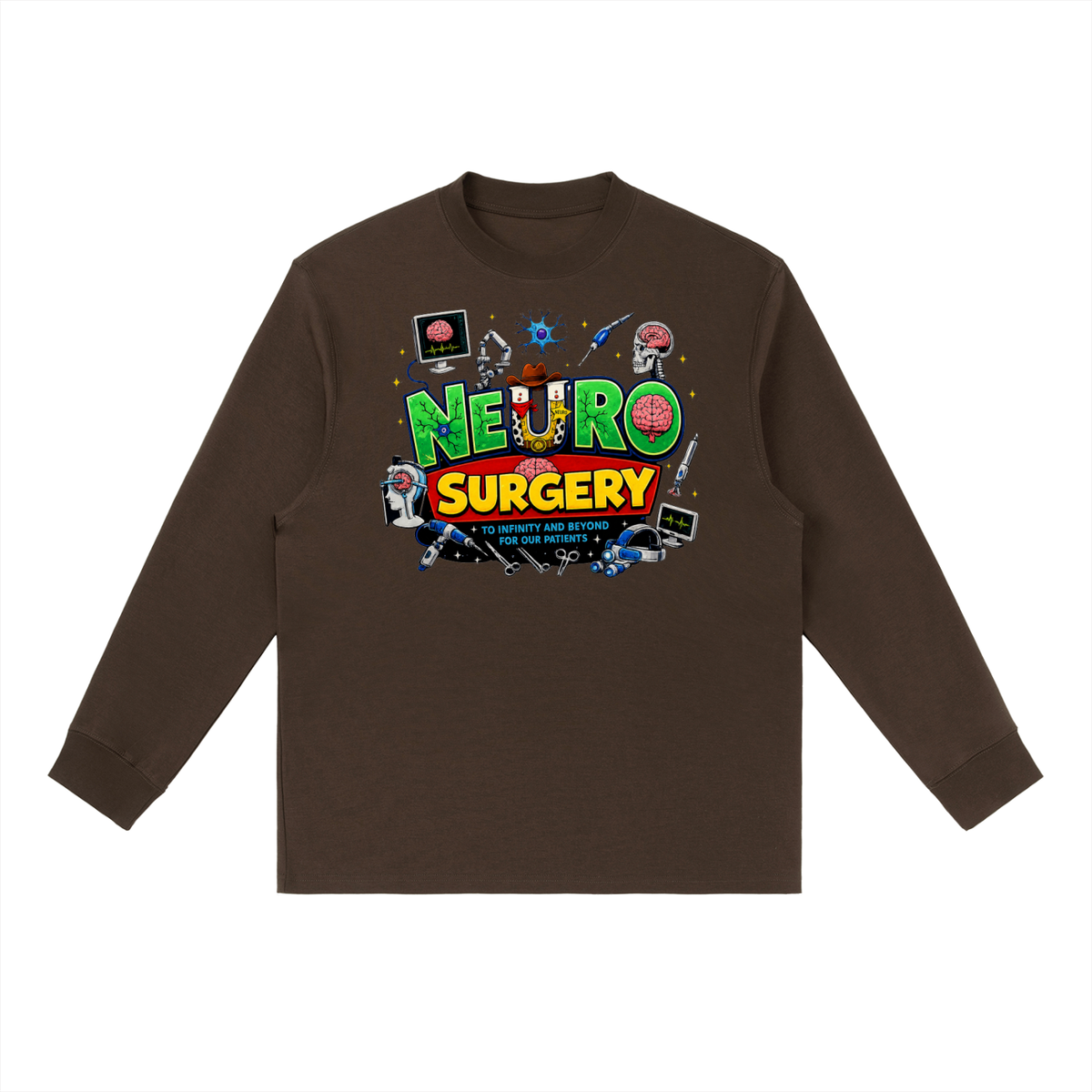 Neuro Story - Essential Crewneck Long-Sleeve T-Shirt