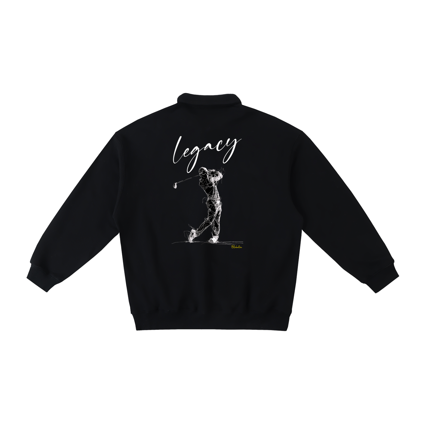 Heavyweight Polo-Collar Sweatshirt