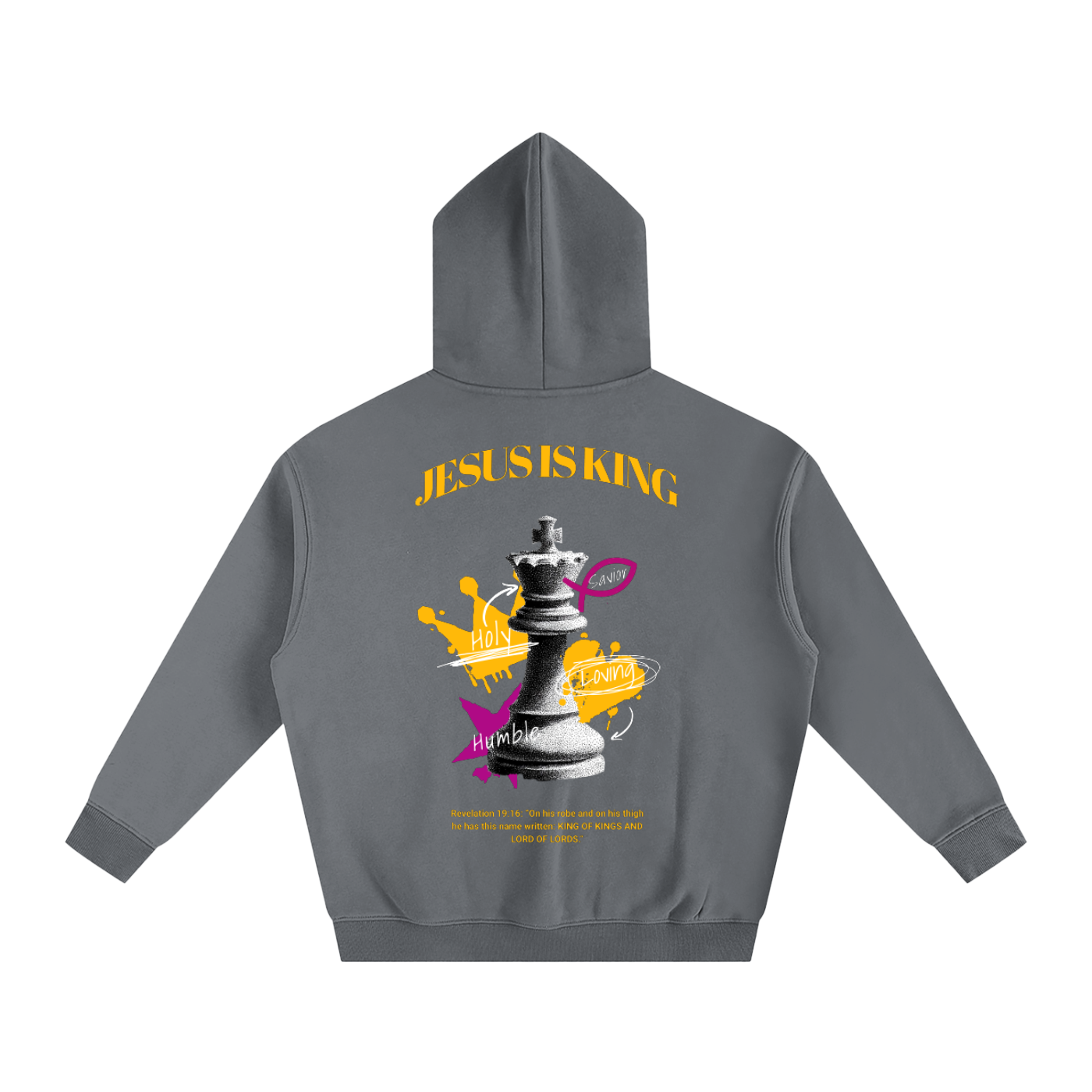 Jesus is King - Oversize Fleeced Hoodie