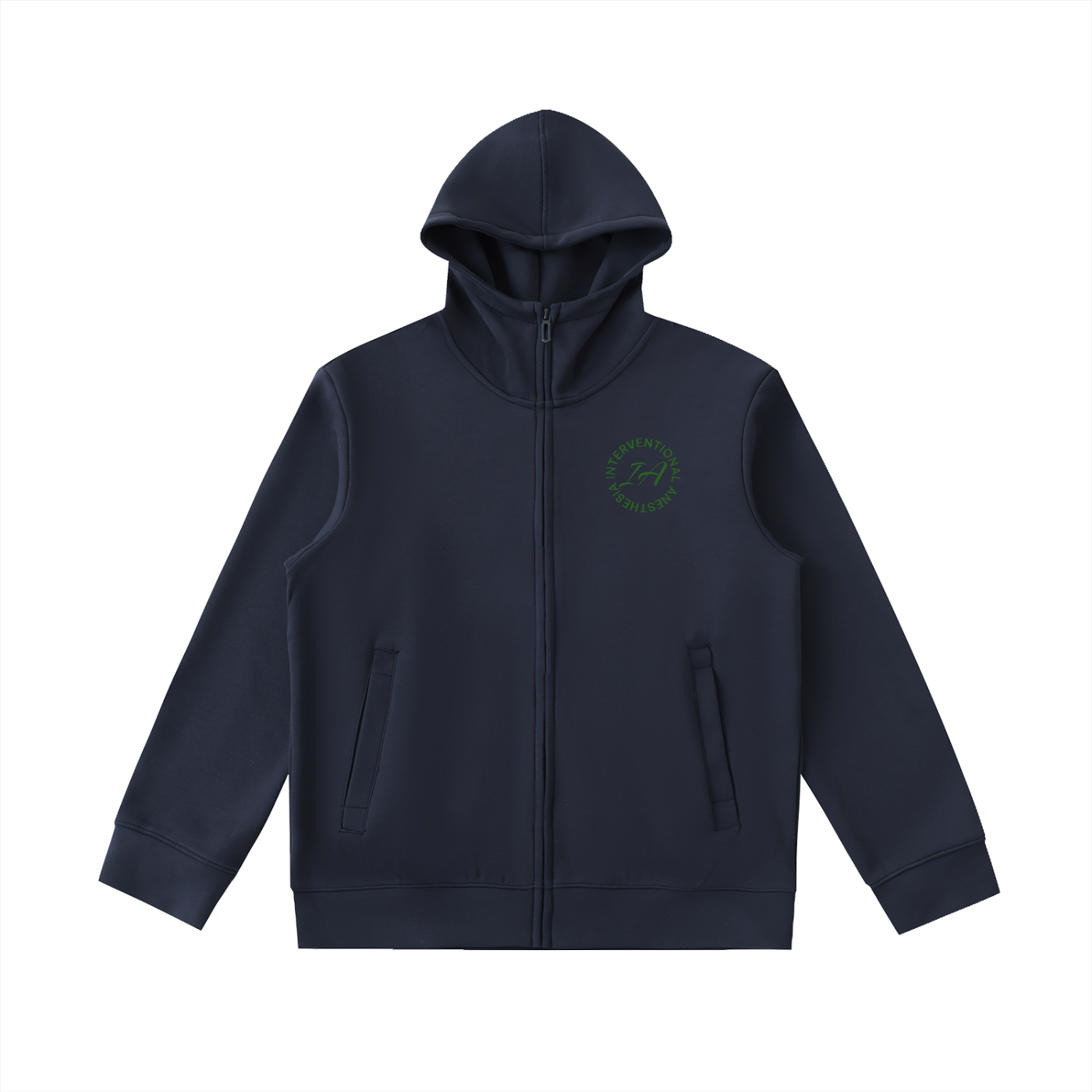 Anesthesia 5 - Essential Heavyweight High Neck  Zip-Up Hoodie
