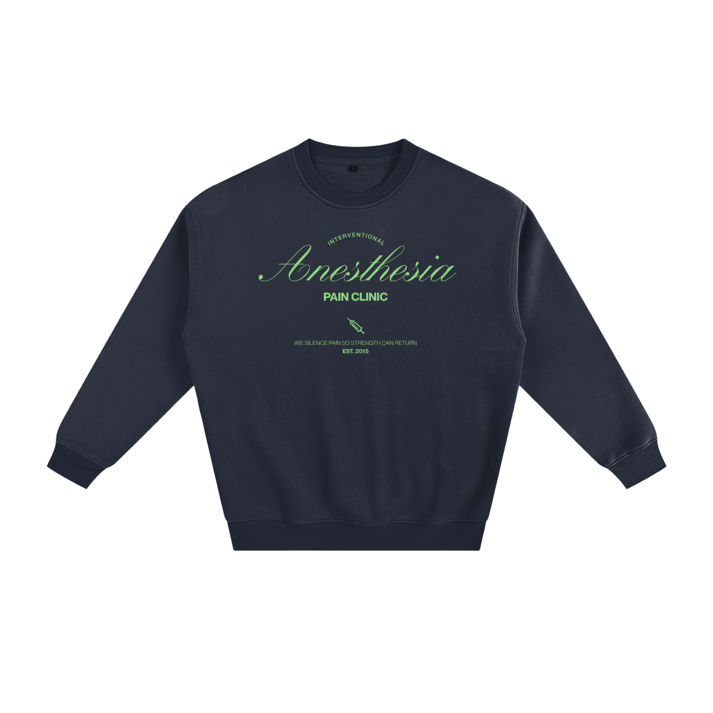 Anesthesia light green - Fleeced Sweatshirt