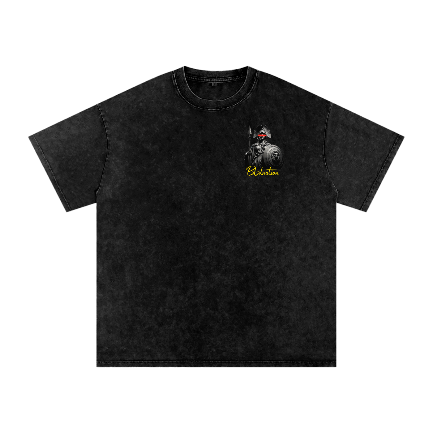 No Weapons Shall Prosper - Acid Wash Oversize T-Shirt - 250 GSM