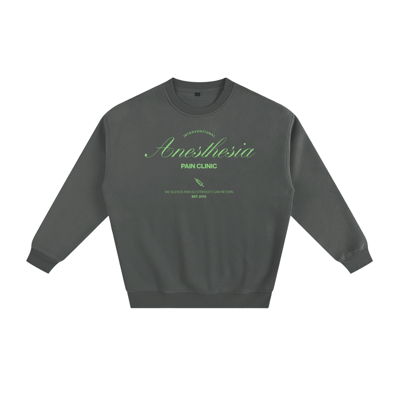 Anesthesia light green - Fleeced Sweatshirt