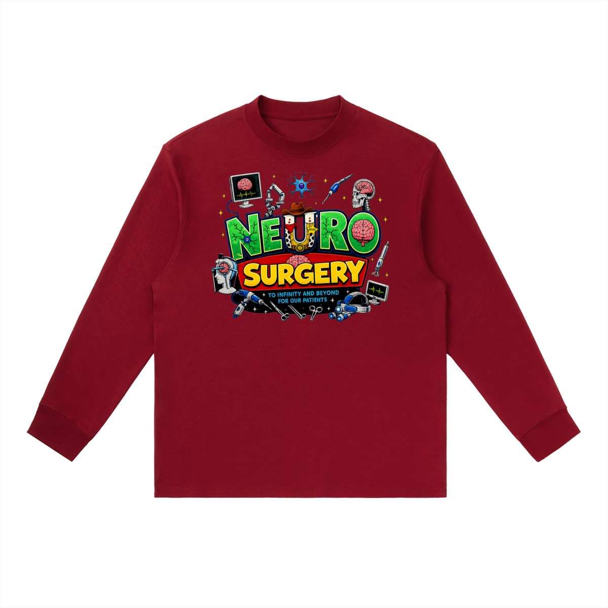 Neuro Story - Essential Crewneck Long-Sleeve T-Shirt