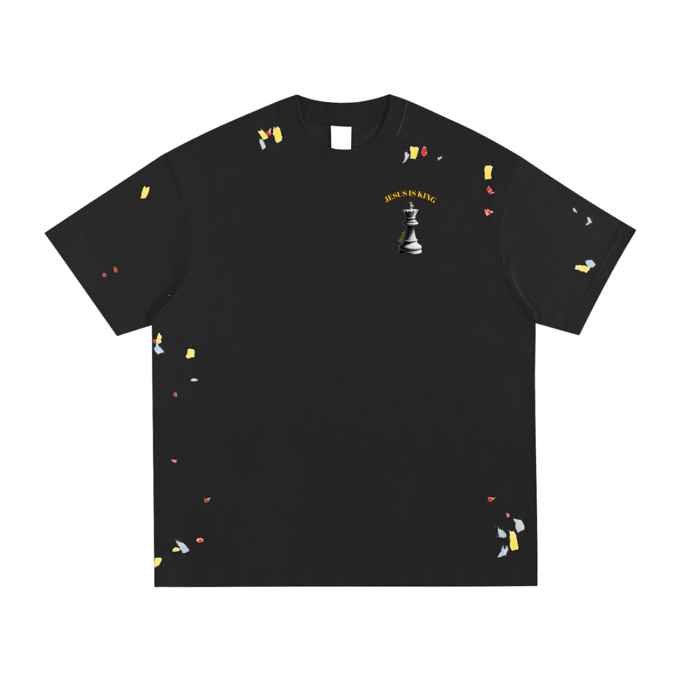 Jesus is King - Paint Splatter T-Shirt