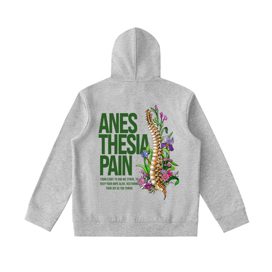 Anesthesia 5 - Essential Heavyweight High Neck  Zip-Up Hoodie
