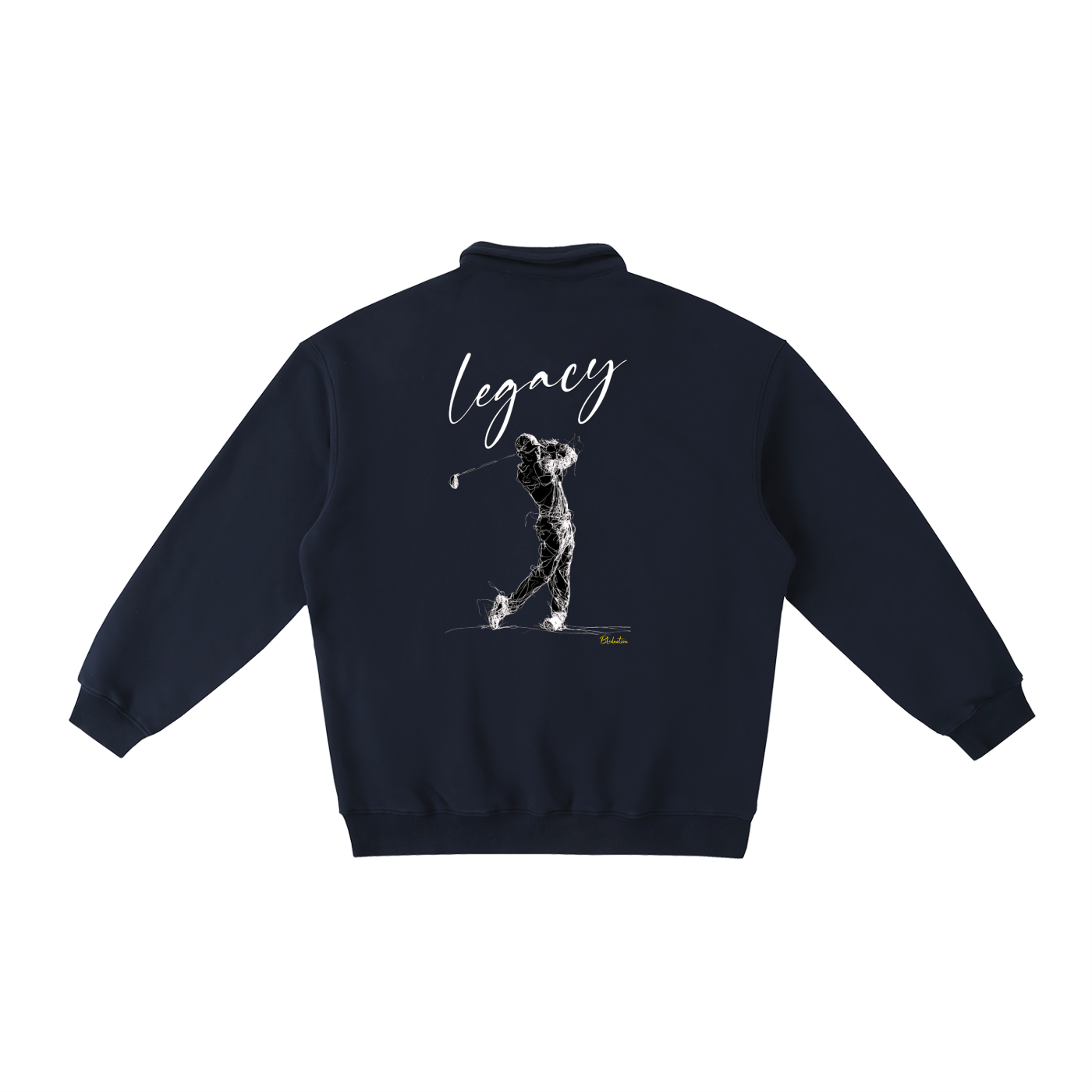 Heavyweight Polo-Collar Sweatshirt