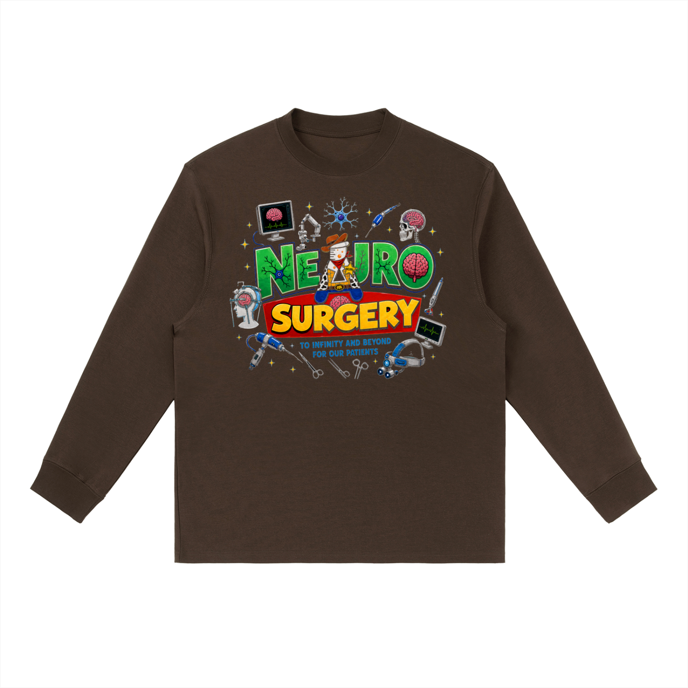 Neuro Story - Essential Crewneck Long-Sleeve T-Shirt