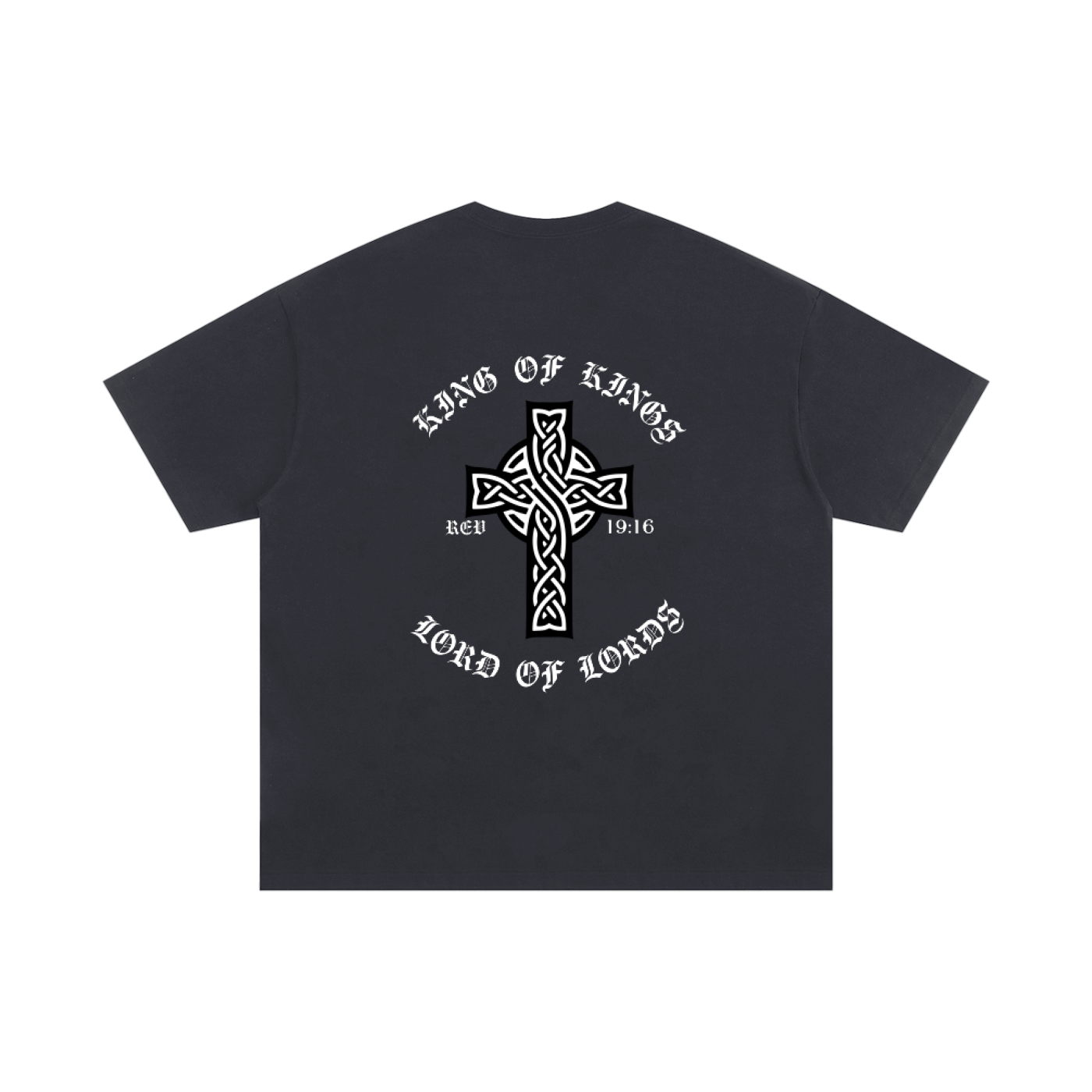 Thorns & Crowns KINGS (Black) -  Unisex Oversized Cotton T-Shirt