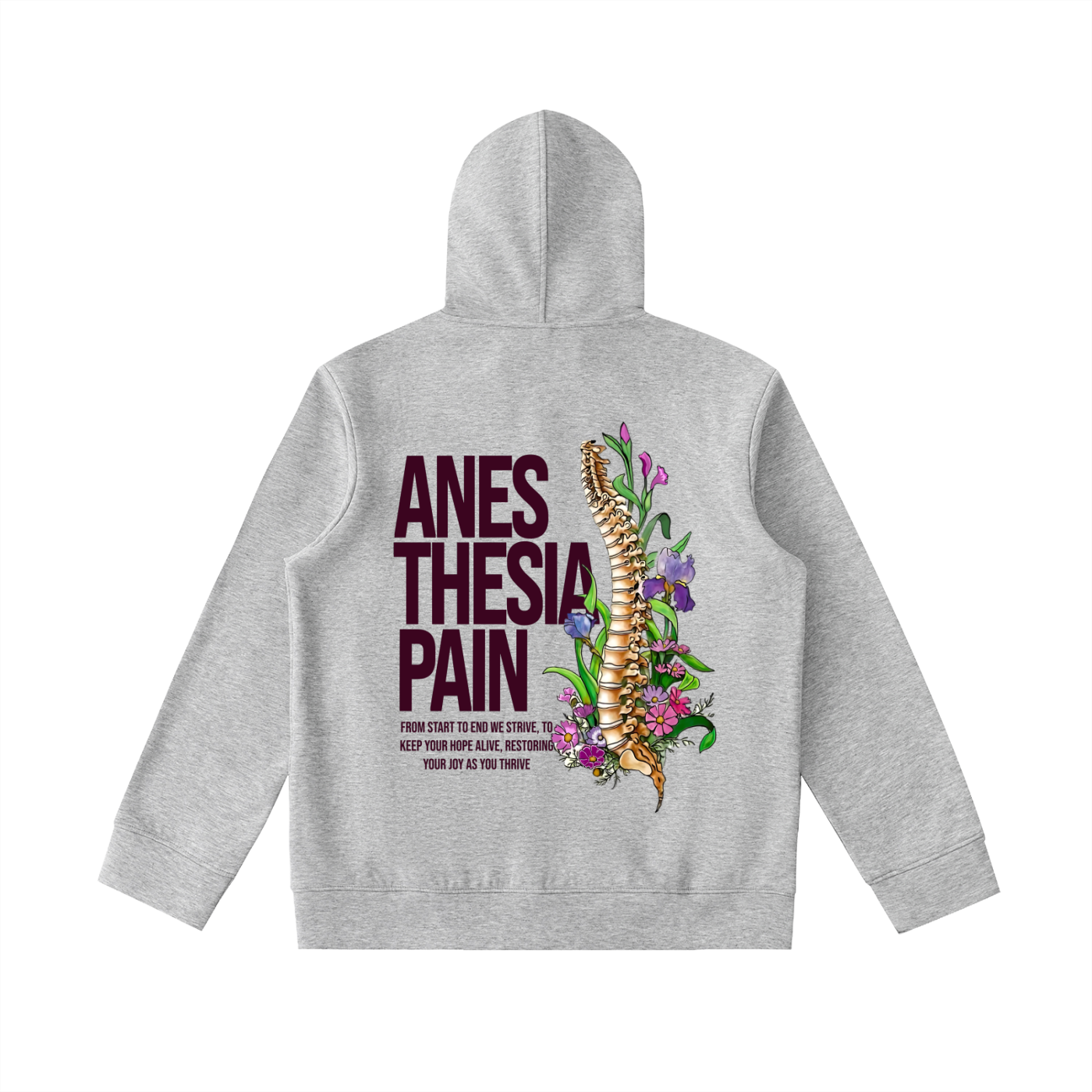 Anesthesia 3 by Michelle - Essential Heavyweight High Neck  Zip-Up Hoodie