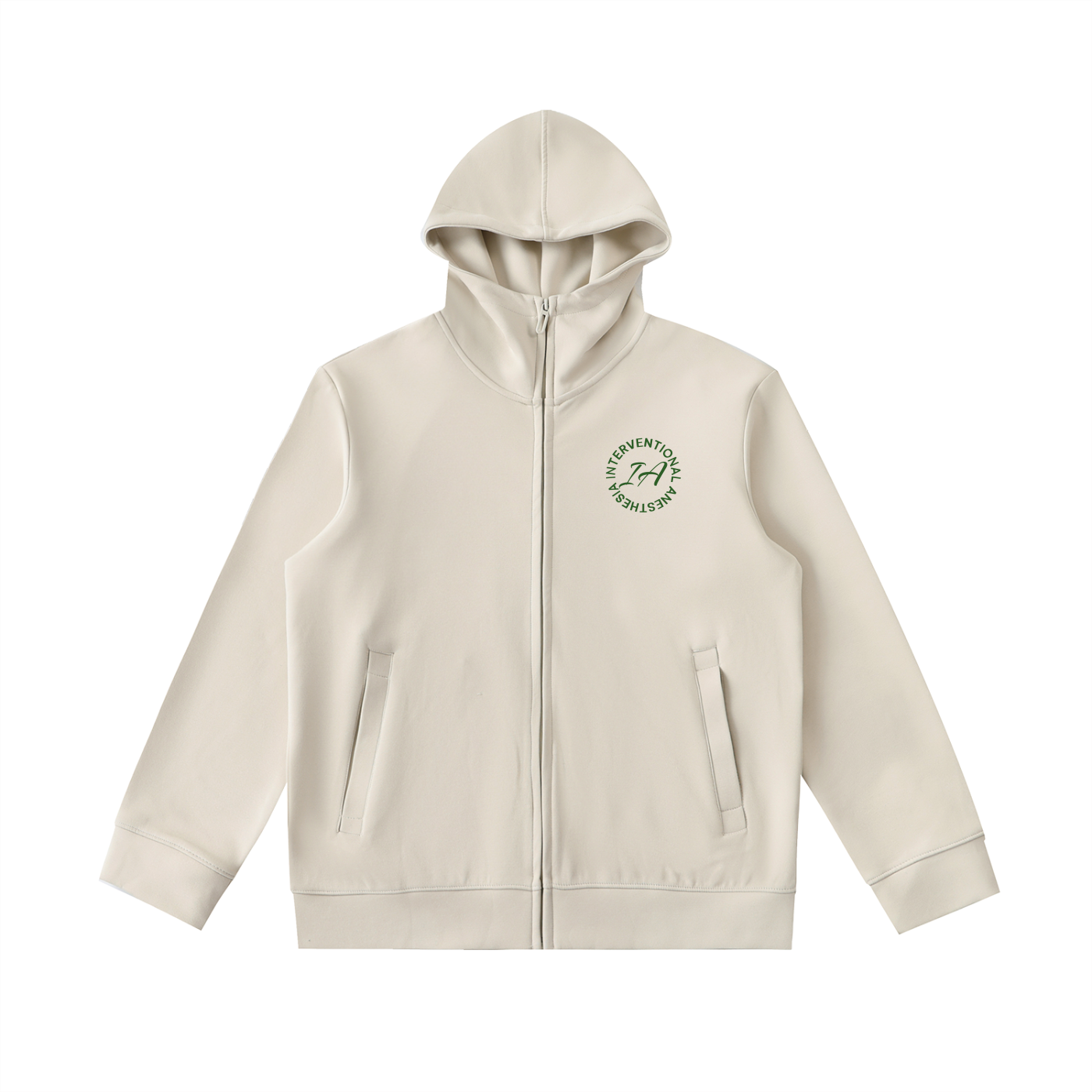 Anesthesia 5 - Essential Heavyweight High Neck  Zip-Up Hoodie