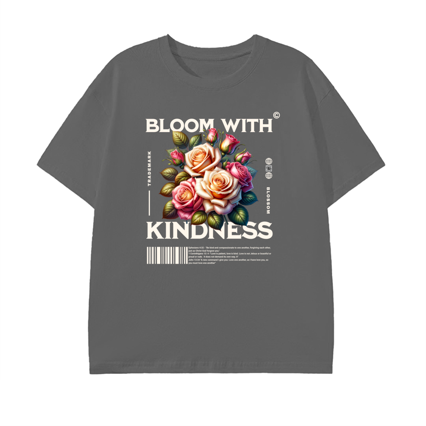 Bloom with Kindness - Pure Cotton Unisex T-Shirt