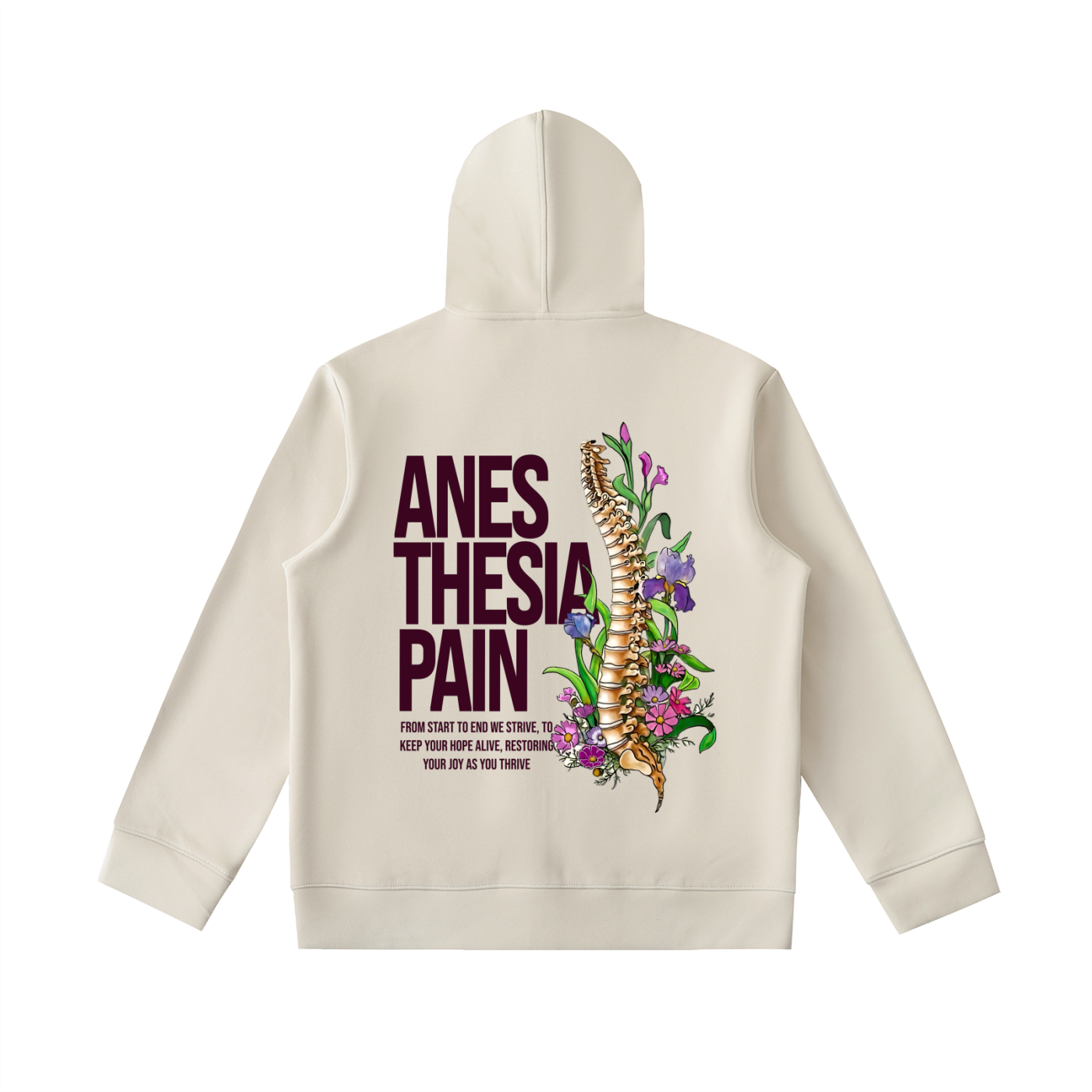 Anesthesia 3 by Michelle - Essential Heavyweight High Neck  Zip-Up Hoodie