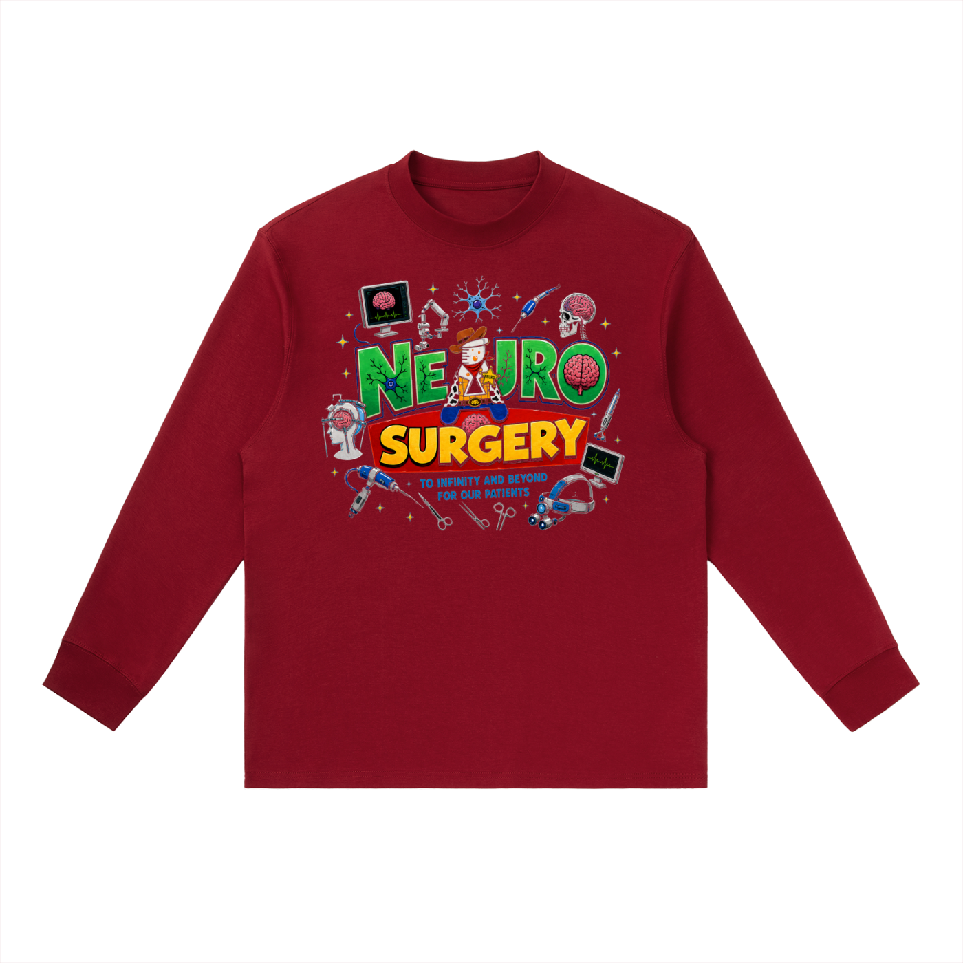 Neuro Story - Essential Crewneck Long-Sleeve T-Shirt