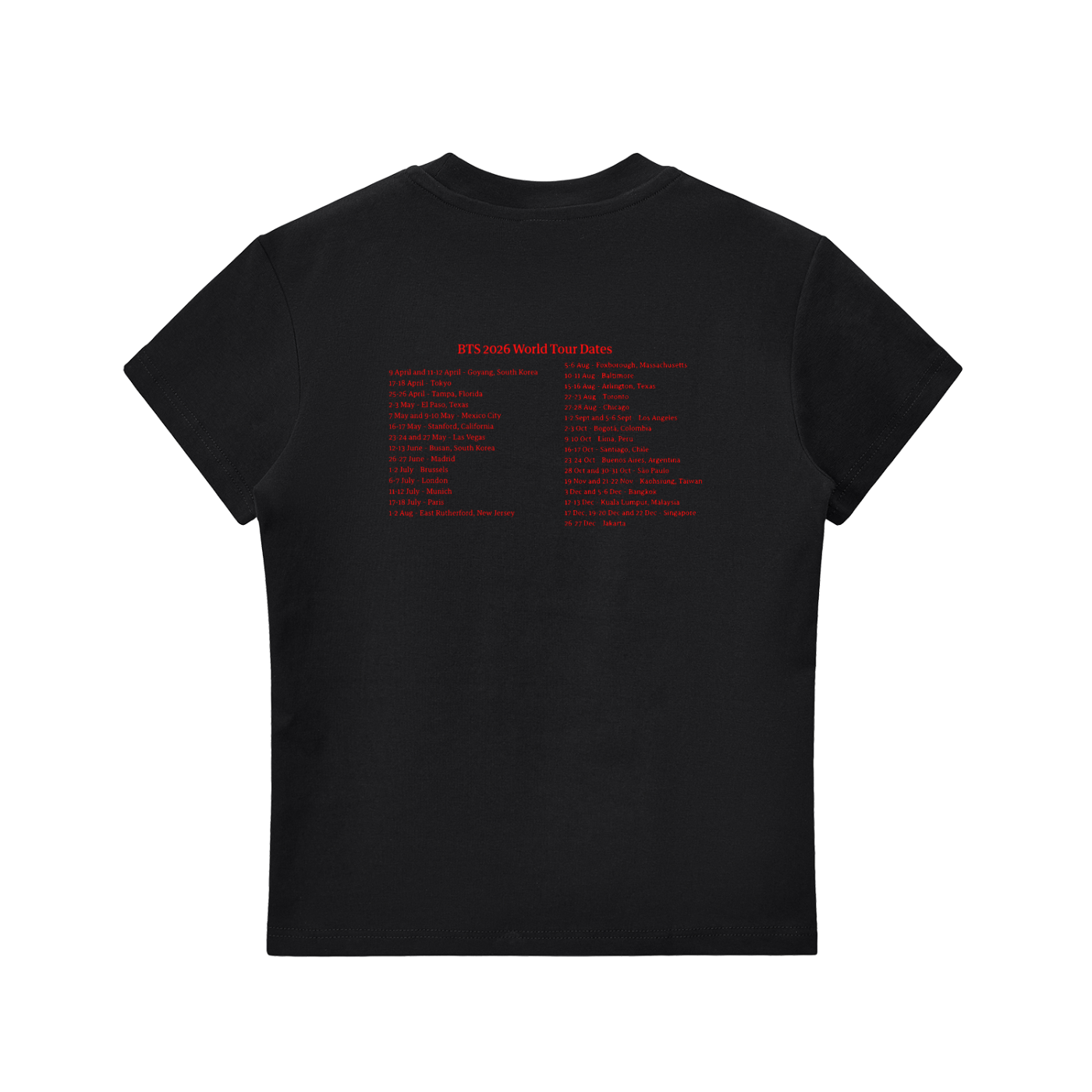 BTS comeback tour - Essential Bodycon Crewneck T-Shirt