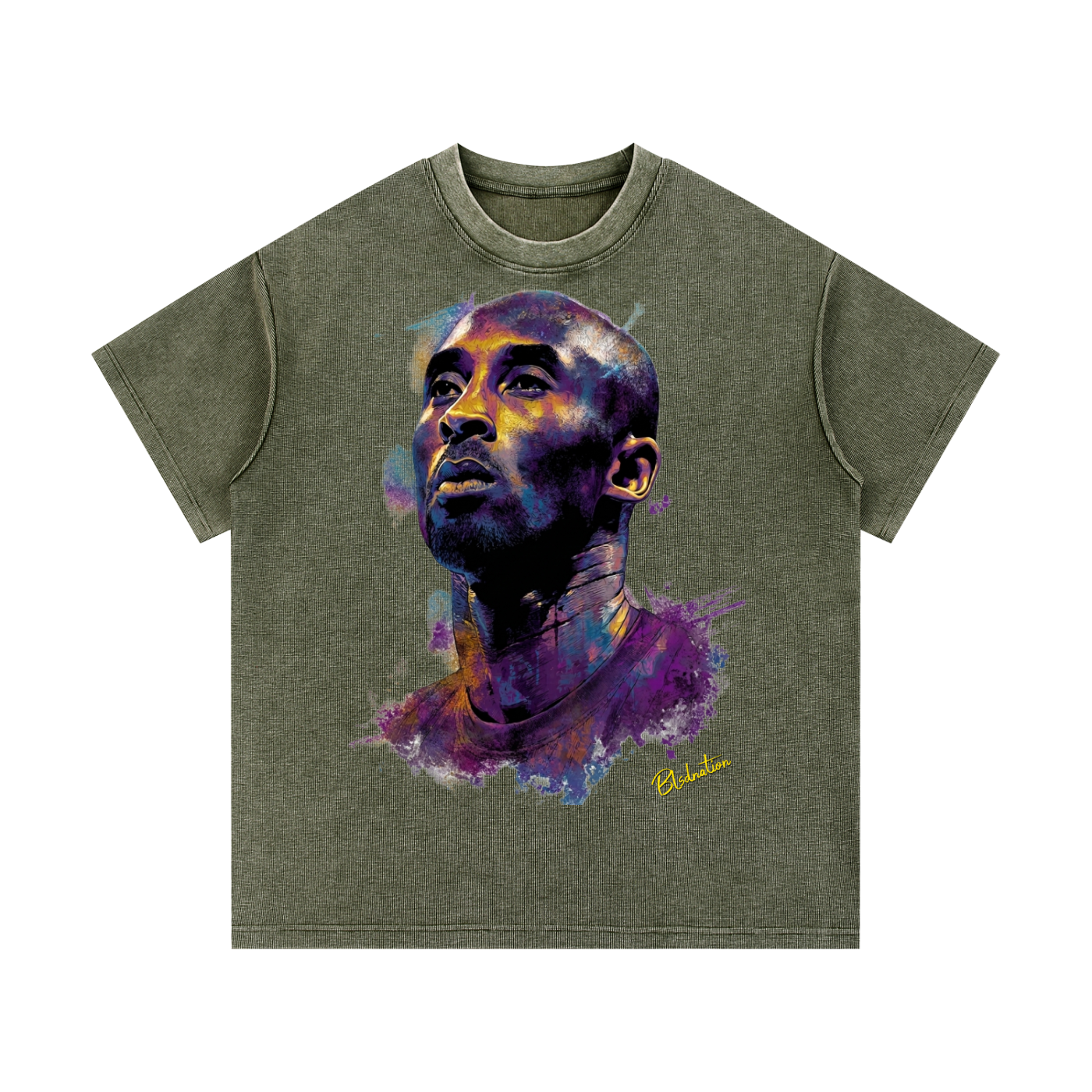 Legend - Mineral Wash Waffle Knit T-Shirt