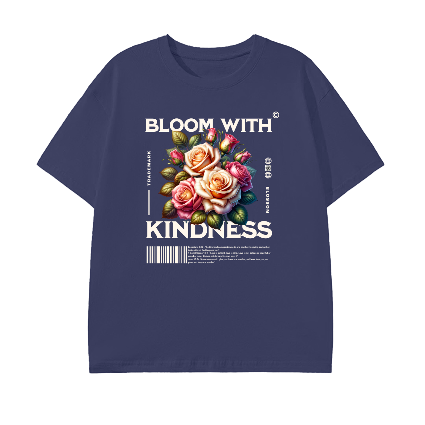Bloom with Kindness - Pure Cotton Unisex T-Shirt
