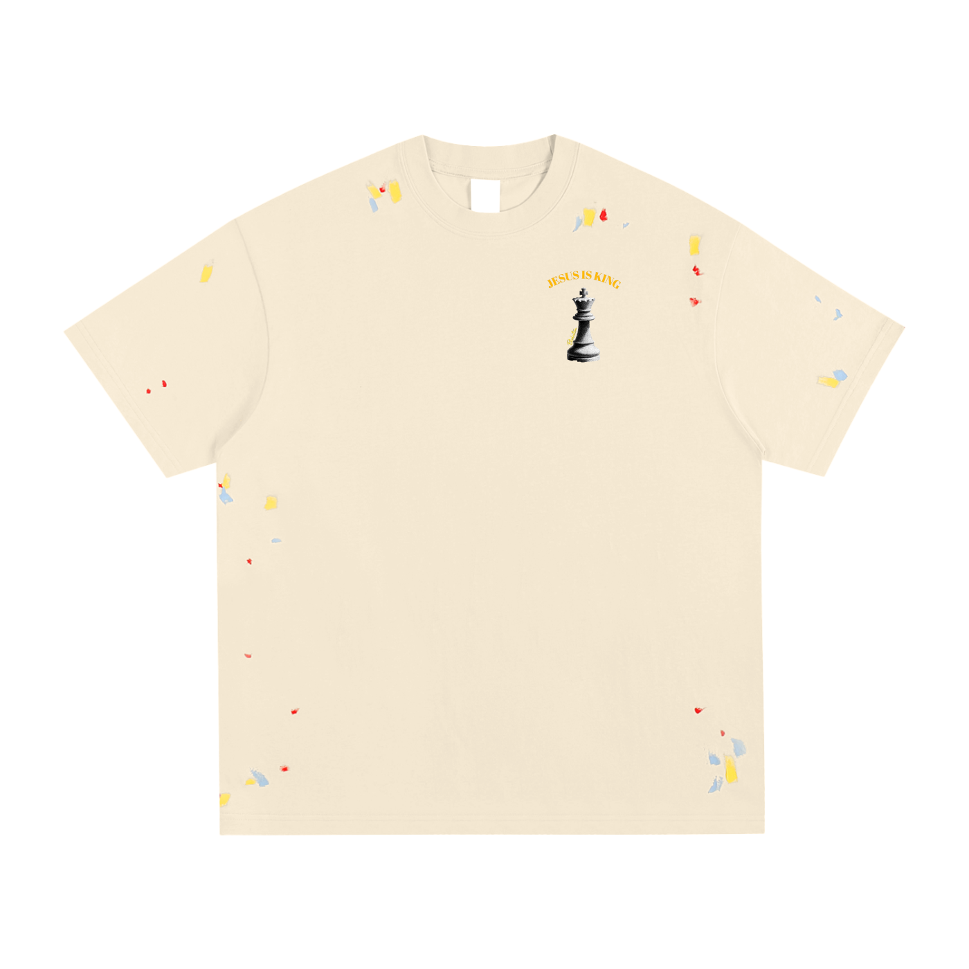 Jesus is King - Paint Splatter T-Shirt