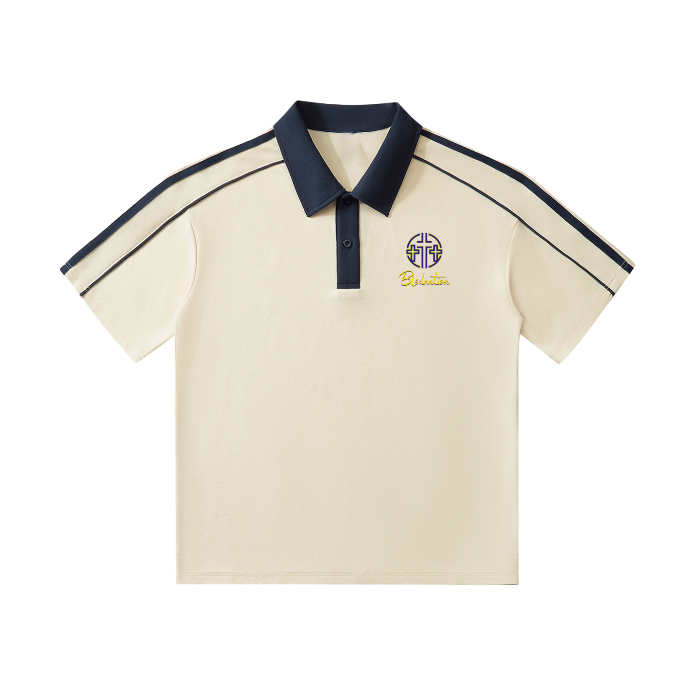 Legacy 2 - (Runs small - Size Up!) Contrast Collar Short-Sleeve Polo Shirt