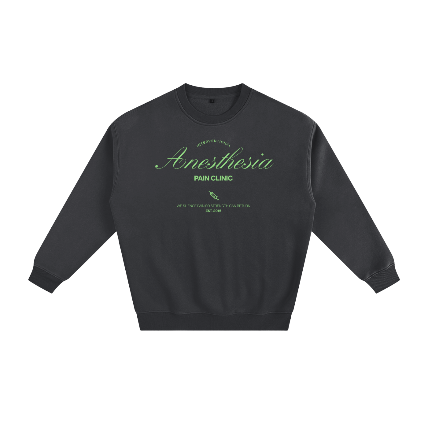Anesthesia light green - Fleeced Sweatshirt