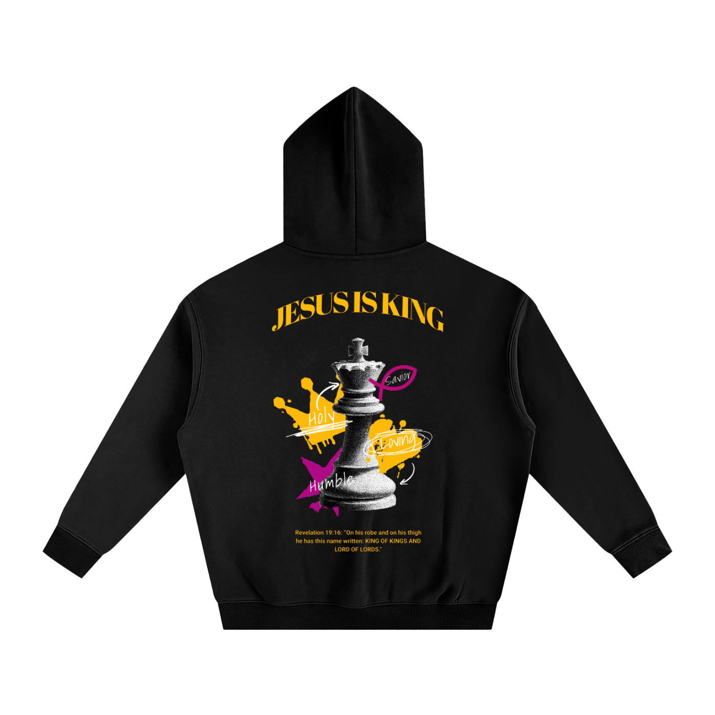 Jesus is King - Oversize Fleeced Hoodie