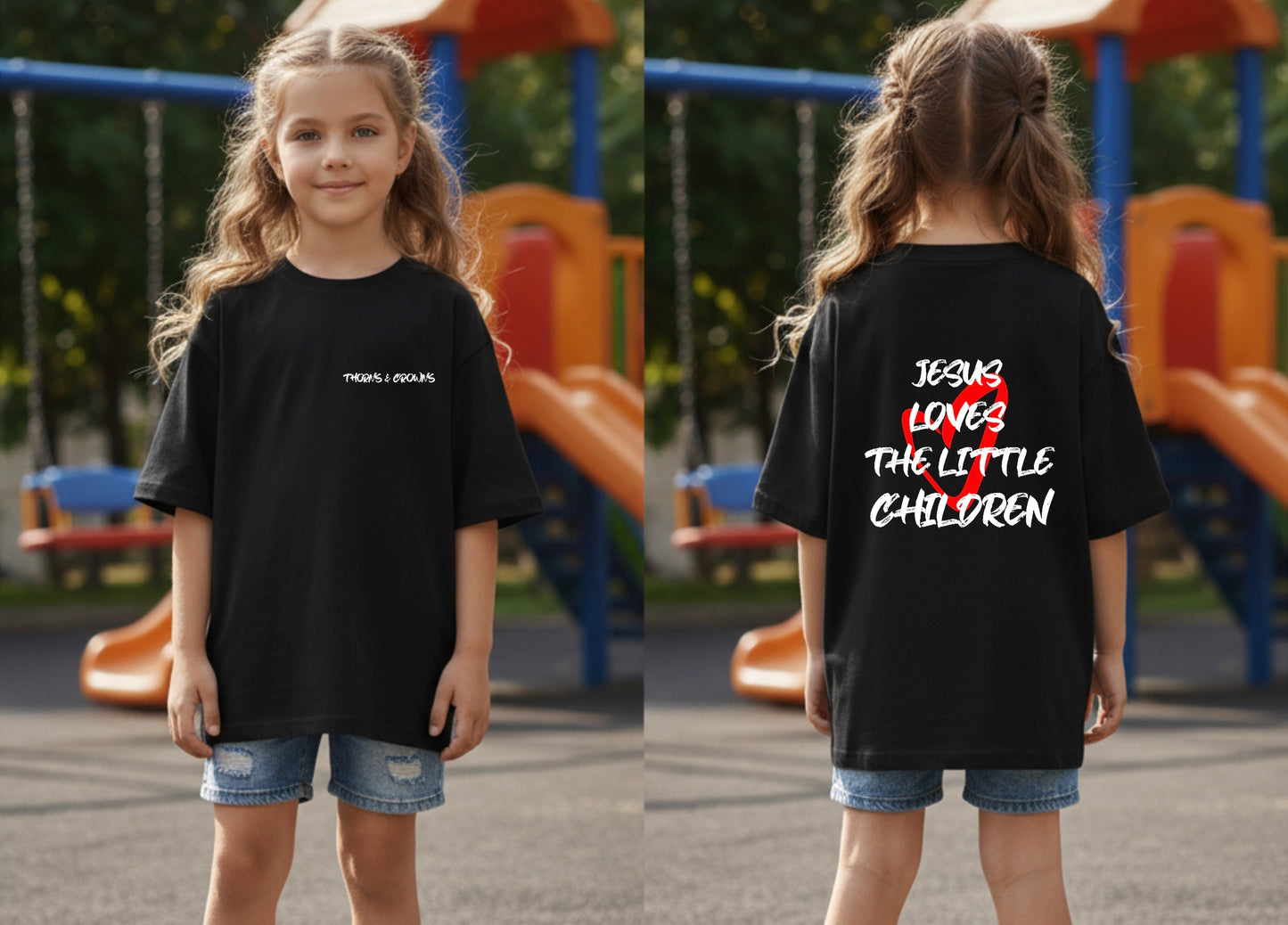 Jesus Loves - Pure Cotton Essential Kids T-Shirt