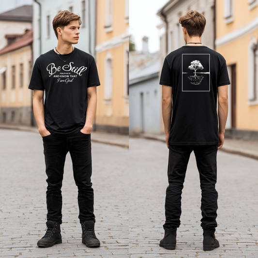 Be Still & Know - Unisex Oversized Cotton T-Shirt