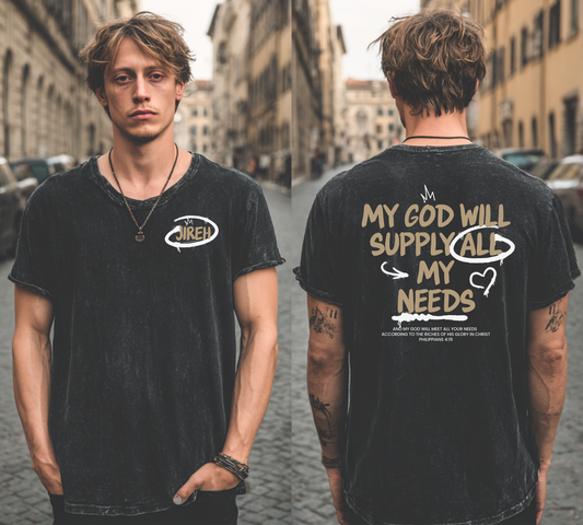 Jireh - Reverse Dyed Loose Cotton T-Shirt