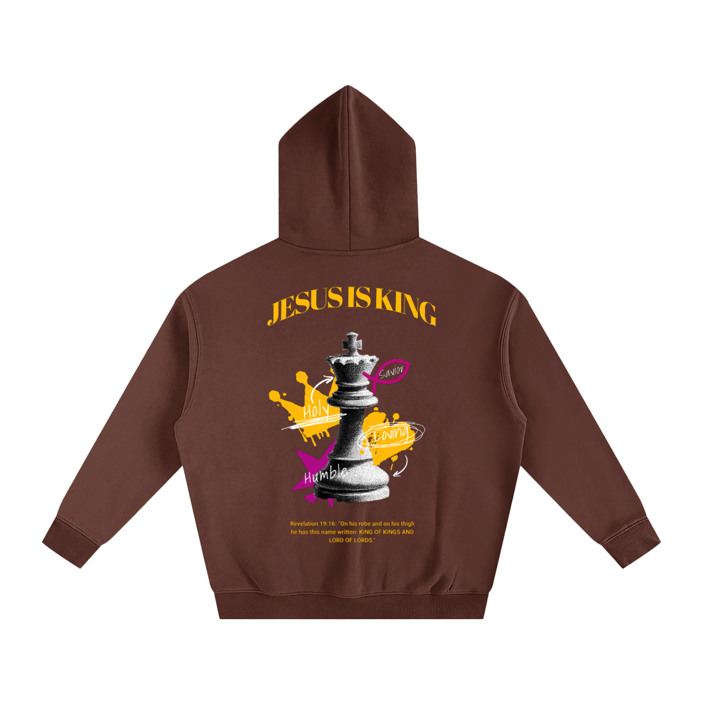 Jesus is King - Oversize Fleeced Hoodie