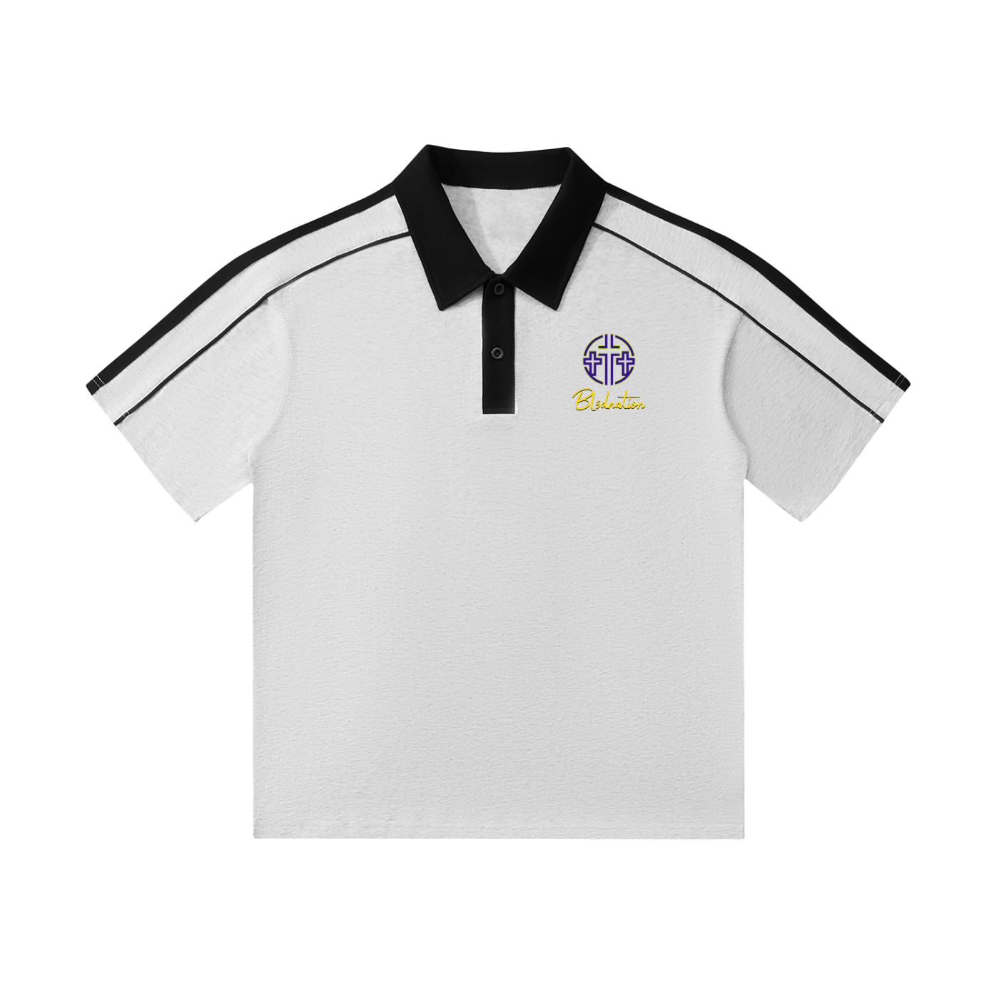 Legacy 2 - (Runs small - Size Up!) Contrast Collar Short-Sleeve Polo Shirt