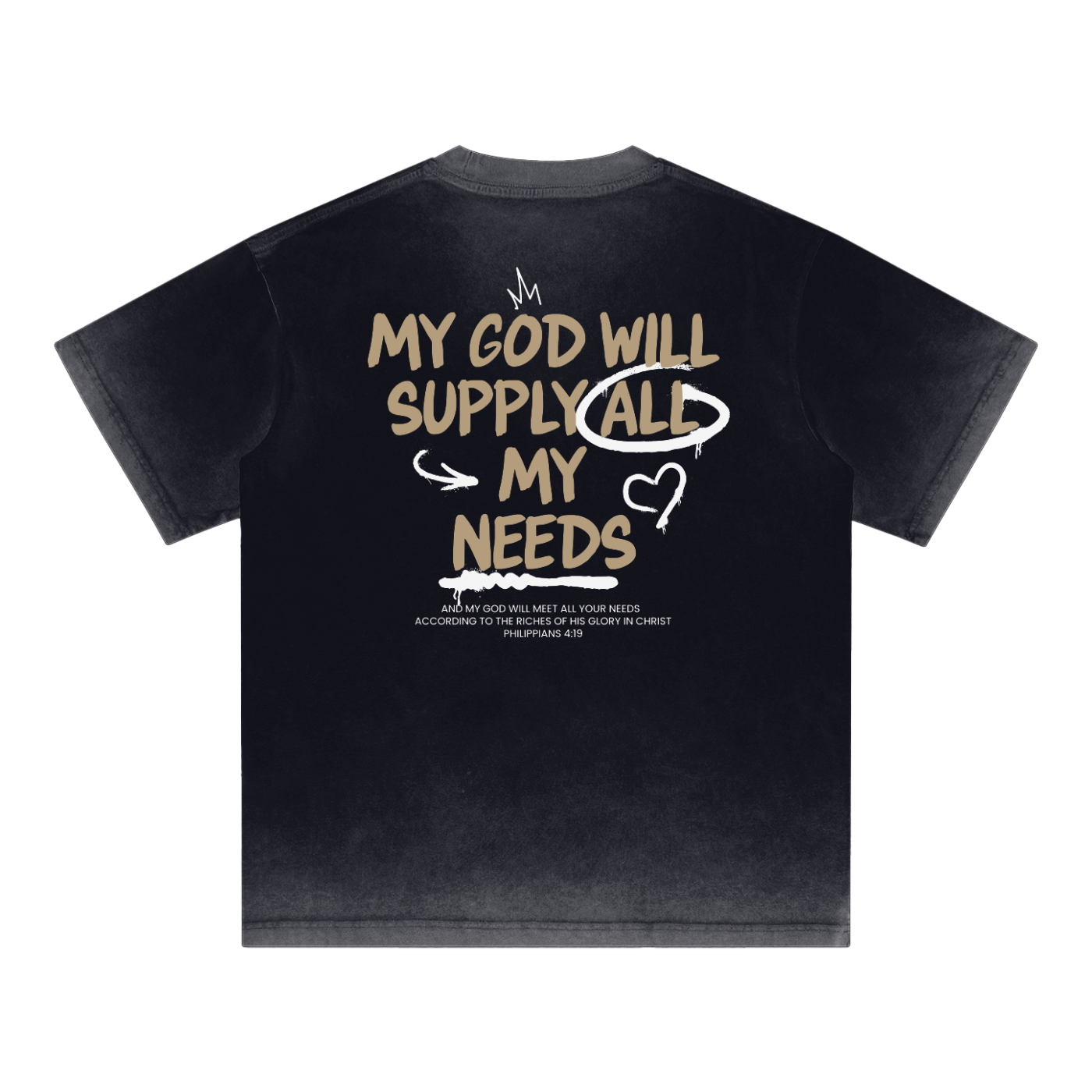 Jireh - Reverse Dyed Loose Cotton T-Shirt