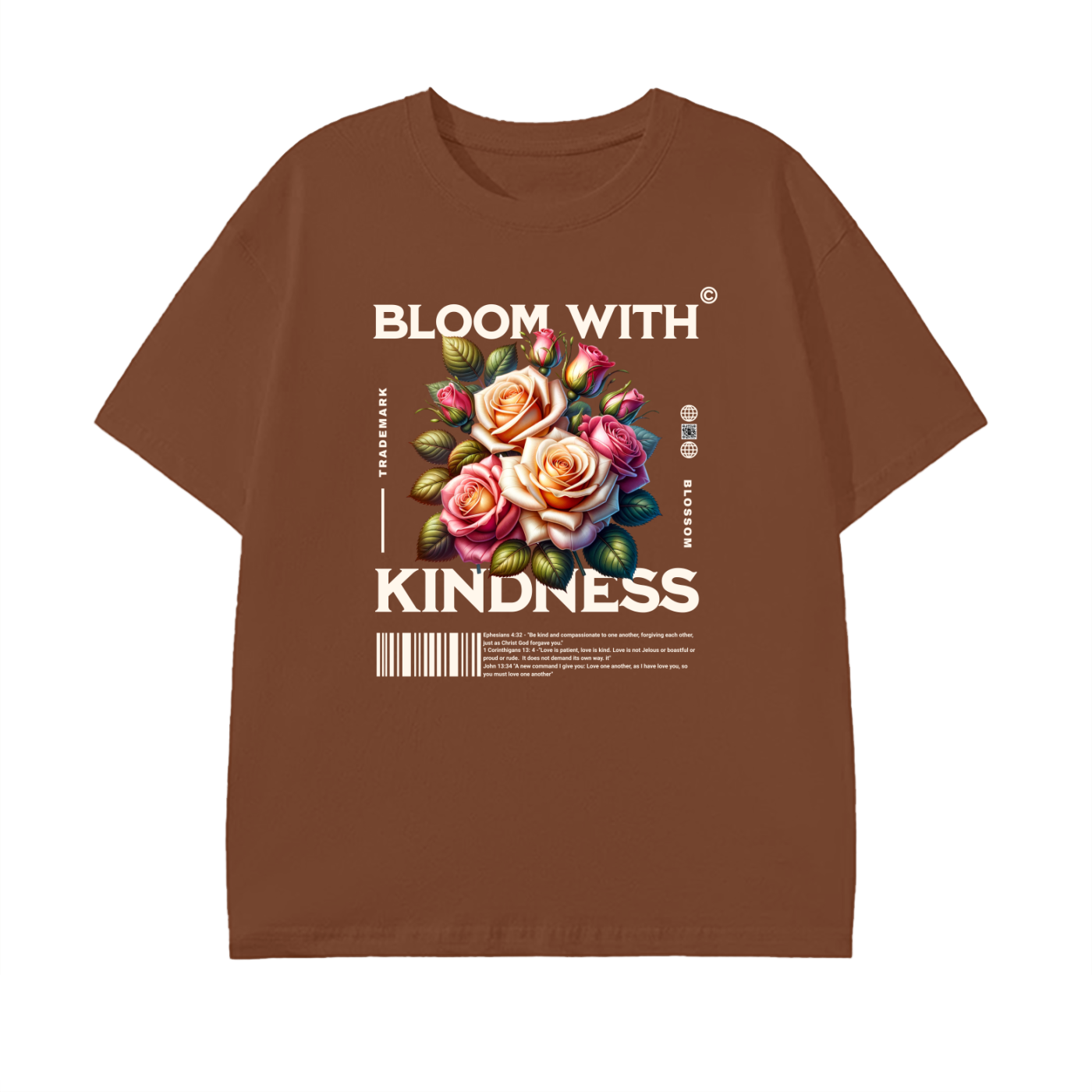 Bloom with Kindness - Pure Cotton Unisex T-Shirt