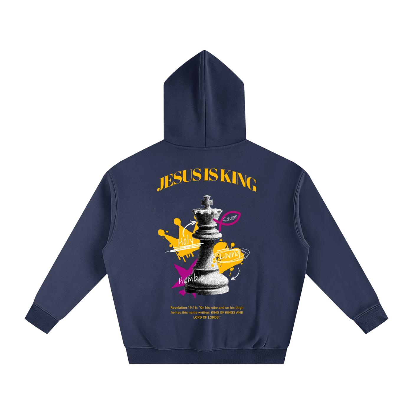 Jesus is King - Oversize Fleeced Hoodie