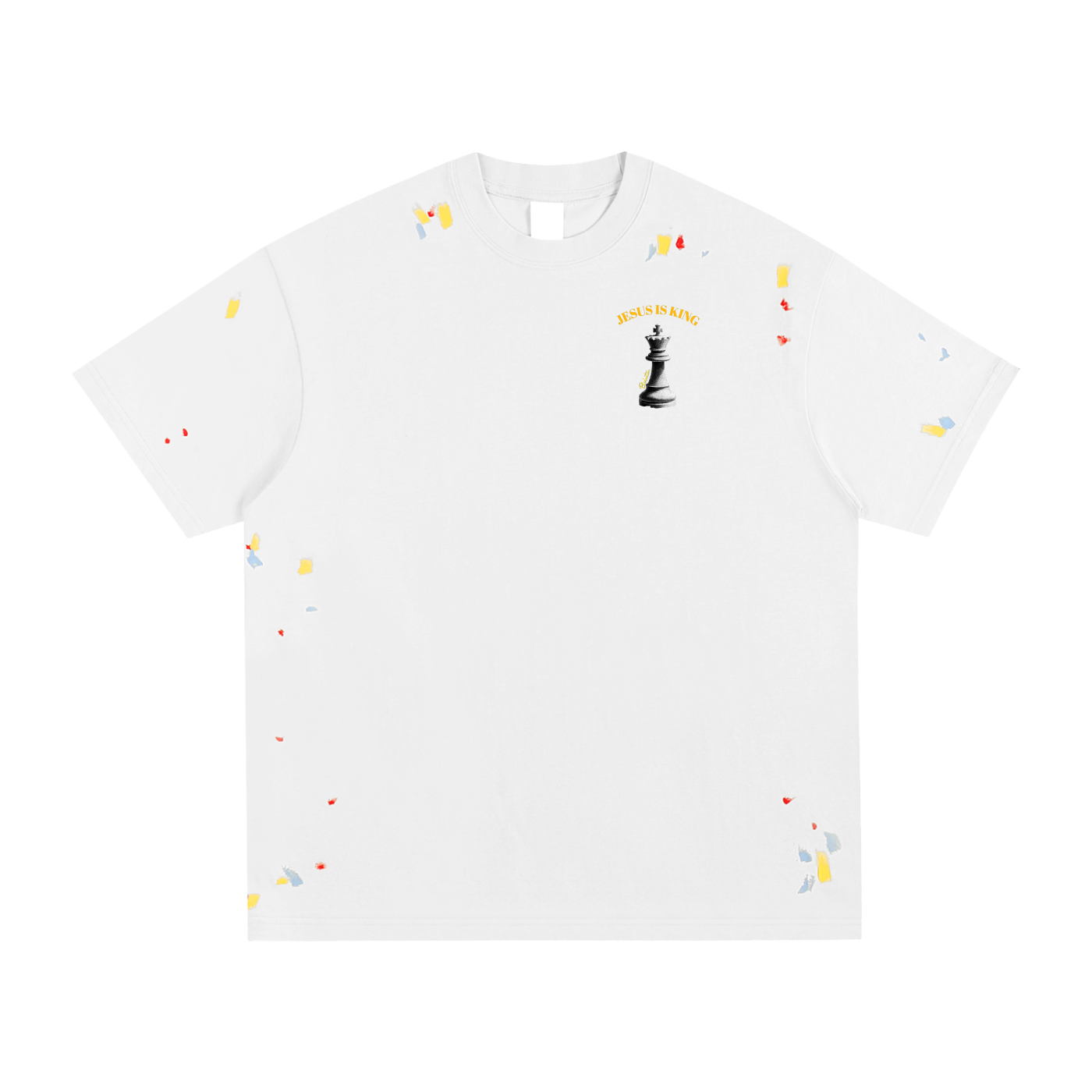 Jesus is King - Paint Splatter T-Shirt