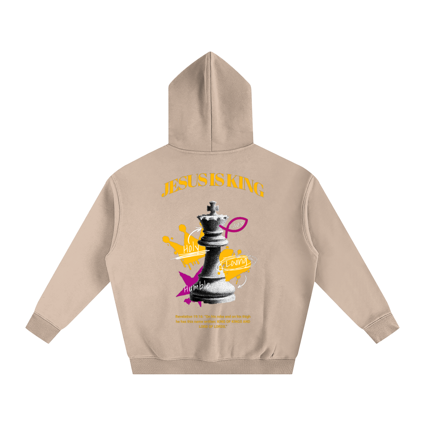 Jesus is King - Oversize Fleeced Hoodie