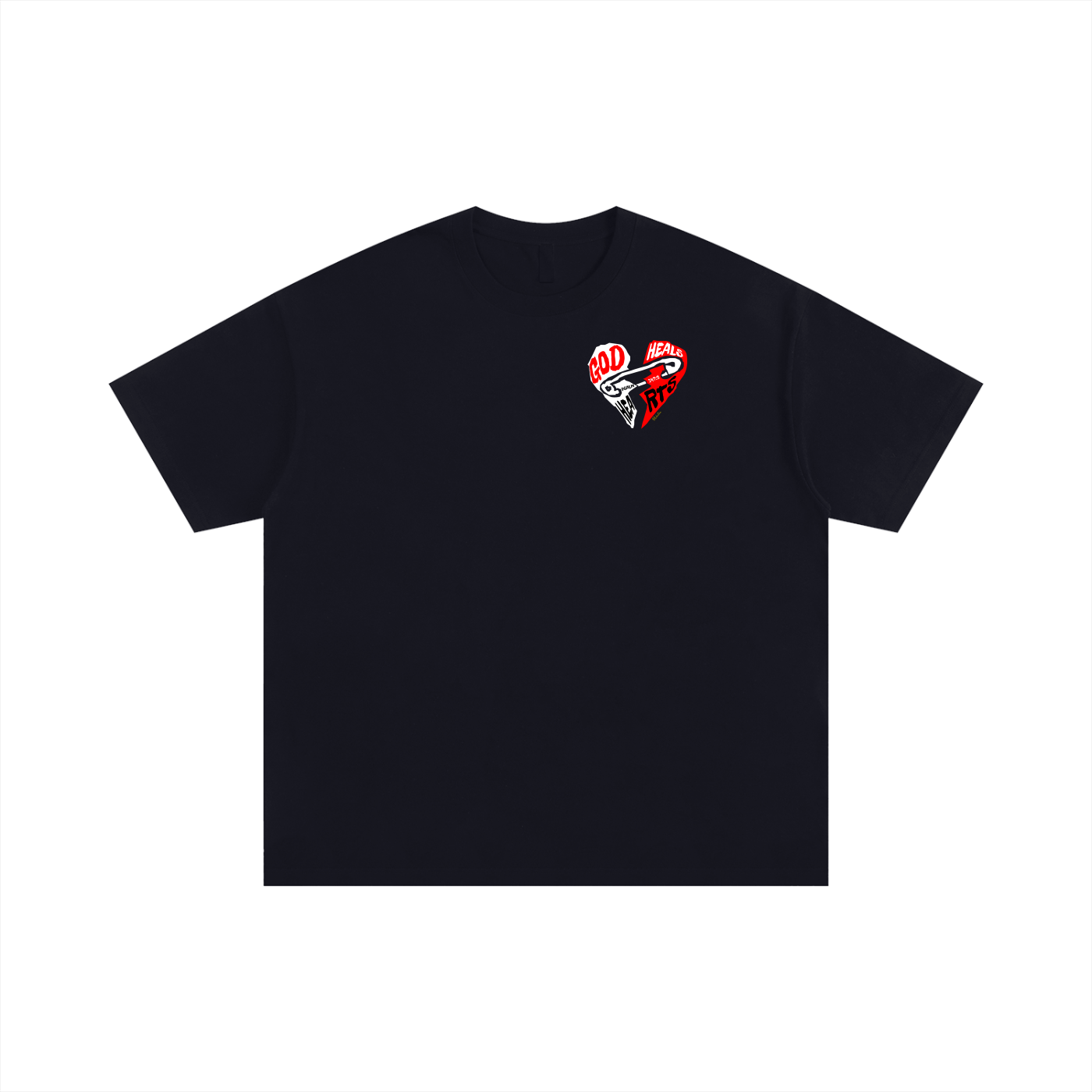 God Heals - Unisex Oversized Cotton T-Shirt