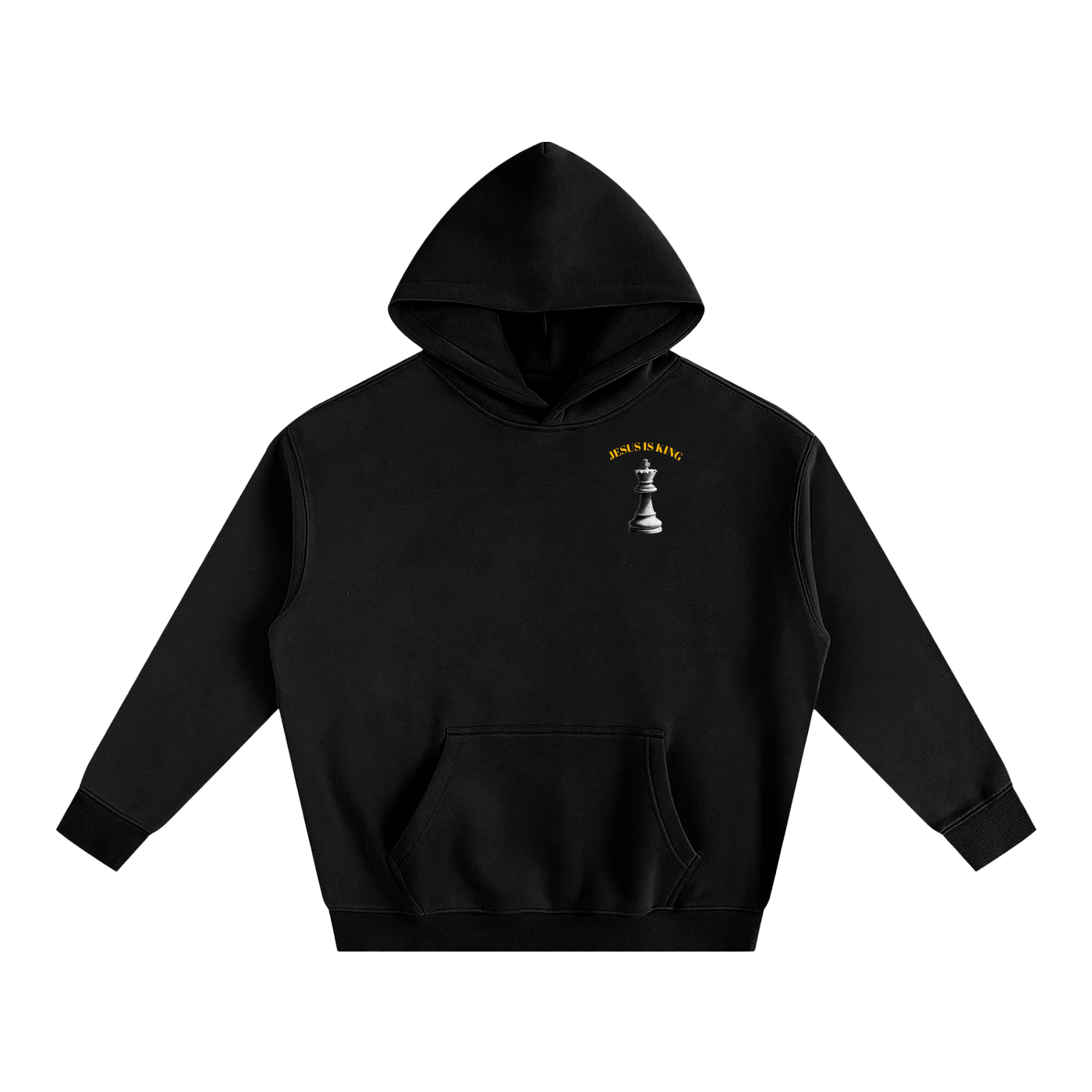 Jesus is King - Oversize Fleeced Hoodie