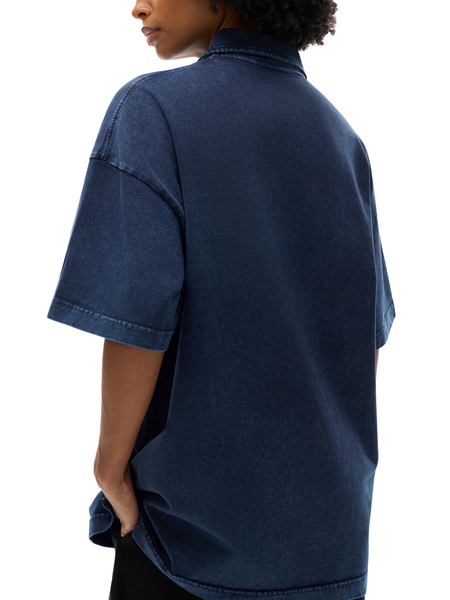 Golf Zombie - Heavyweight Snow-Washed Polo T-Shirt