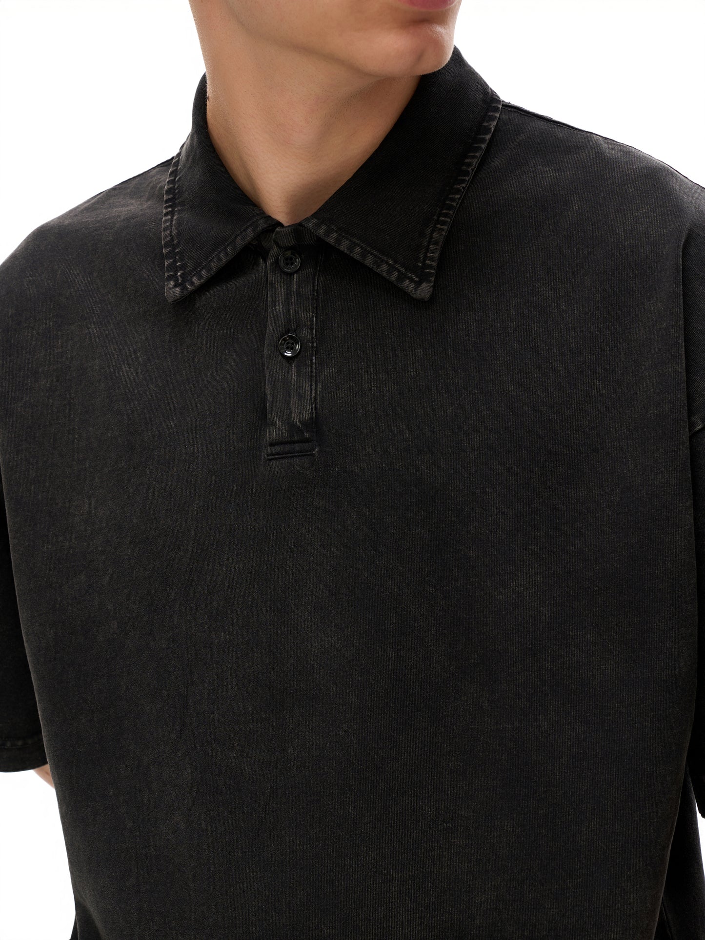 Golf Zombie - Heavyweight Snow-Washed Polo T-Shirt