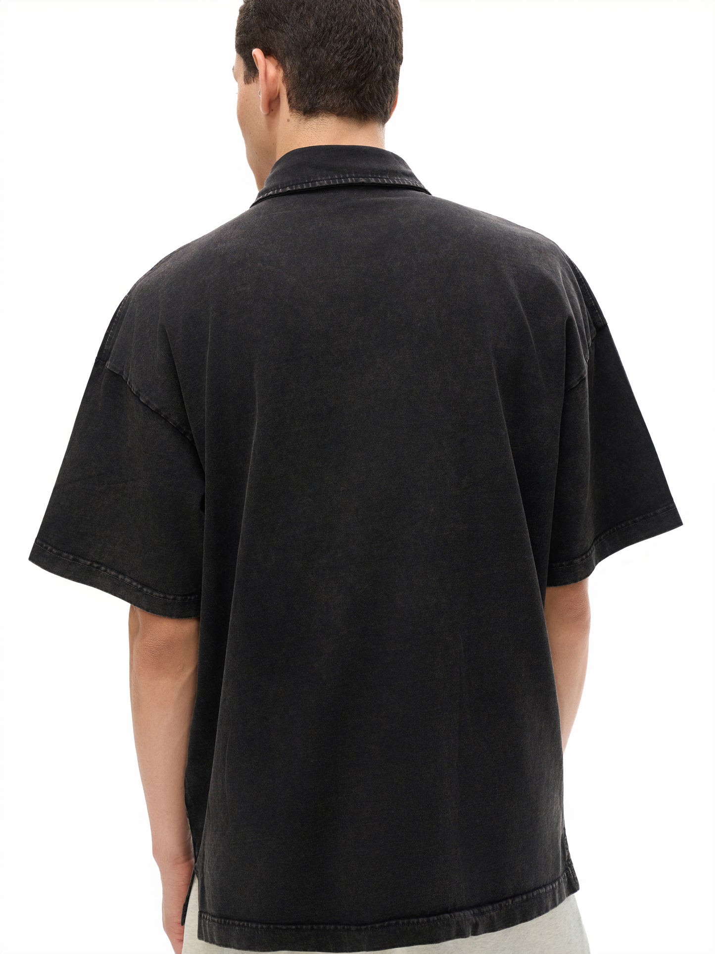 Golf Zombie - Heavyweight Snow-Washed Polo T-Shirt